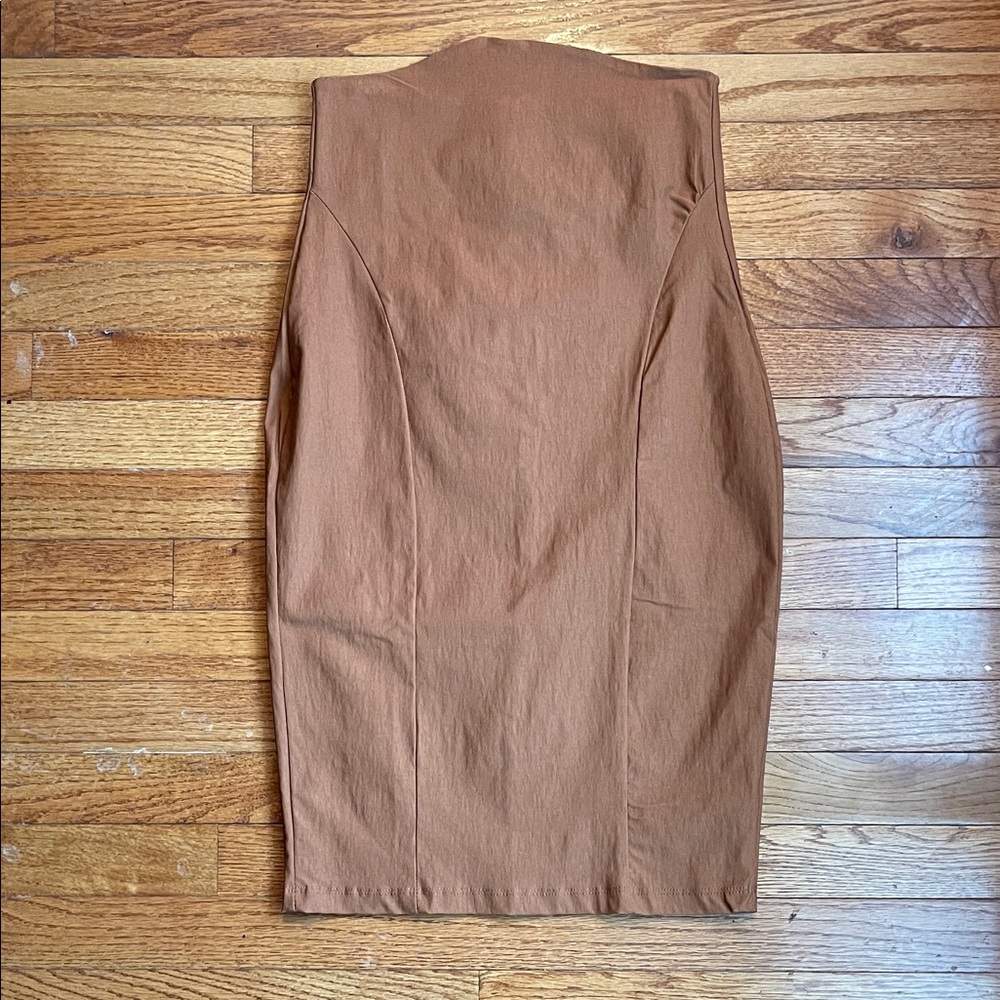 Fashion Nova Brown Pencil Skirt